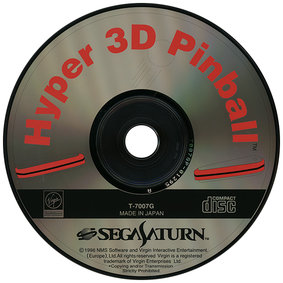 Hyper 3D Pinball box art for Sega Saturn